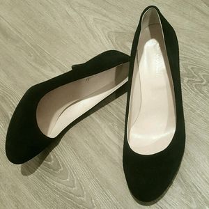 Black Suede Heels Pumps